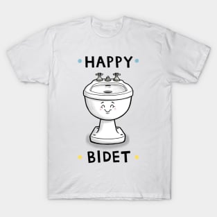 Happy Bidet Birthday Card T-Shirt